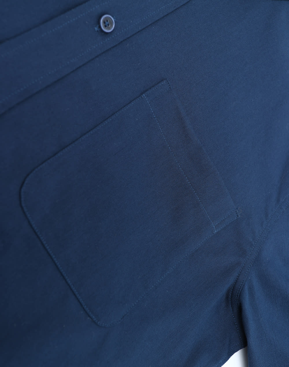Mens Smart Casual Cotton Blend L/S Shirt [53-M7009L]