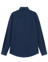 Mens Smart Casual Cotton Blend L/S Shirt [53-M7009L]