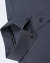 Mens Smart Casual Cotton Blend L/S Shirt [53-M7009L]