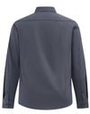 Mens Smart Casual Cotton Blend L/S Shirt [53-M7009L]