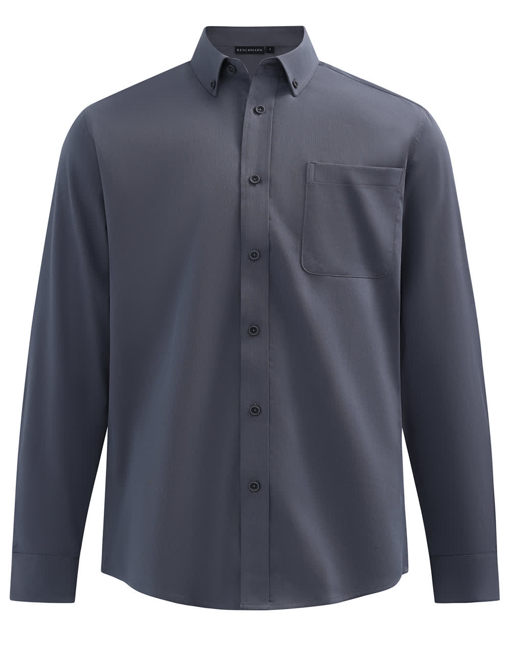 Mens Smart Casual Cotton Blend L/S Shirt [53-M7009L]