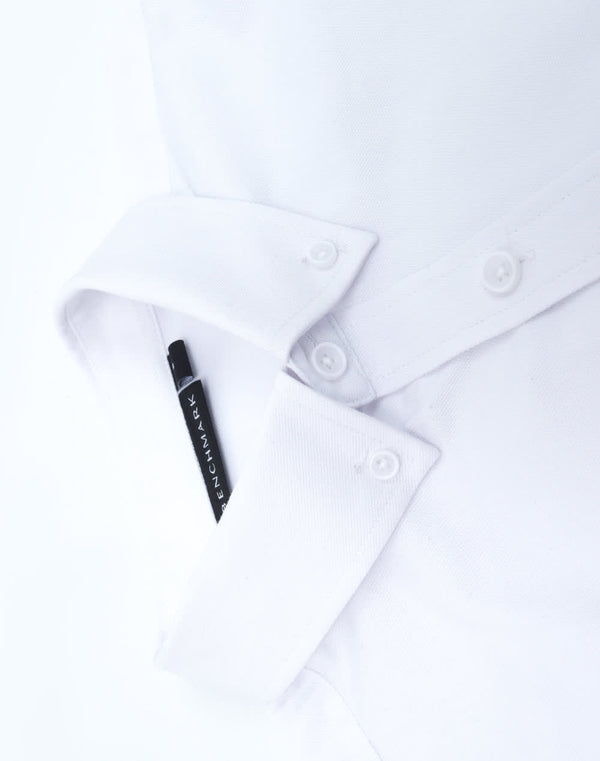 Mens Smart Casual Cotton Blend L/S Shirt [53-M7009L]