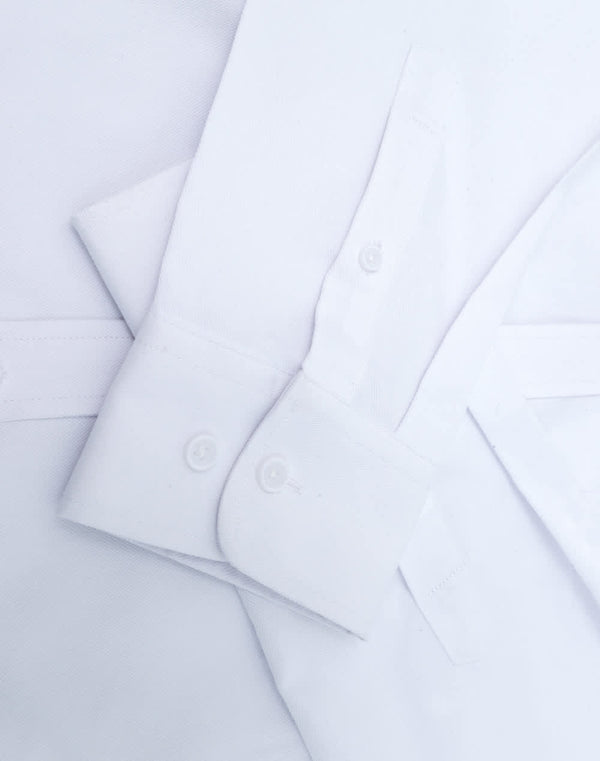 Mens Smart Casual Cotton Blend L/S Shirt [53-M7009L]