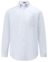 Mens Smart Casual Cotton Blend L/S Shirt [53-M7009L]