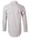 Mens Ticking Stripe L/S Shirt [53-M7200L]