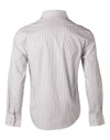 Mens Ticking Stripe L/S Shirt [53-M7200L]