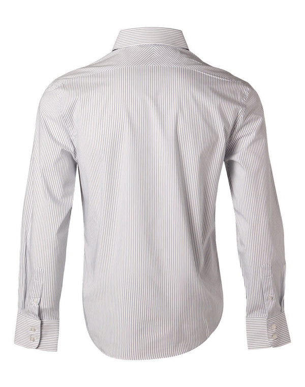Mens Ticking Stripe L/S Shirt [53-M7200L]