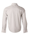 Mens Ticking Stripe L/S Shirt [53-M7200L]