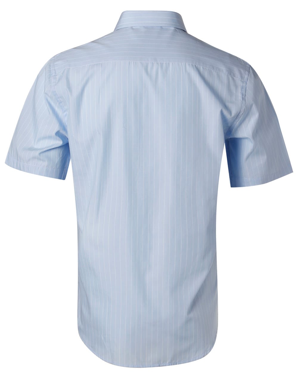 Mens Pin Stripe Short Sleeve Shirt [53-M7221]