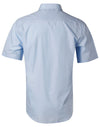 Mens Pin Stripe Short Sleeve Shirt [53-M7221]