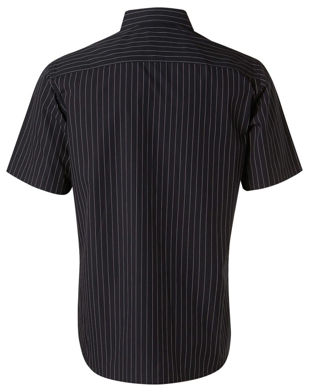 Mens Pin Stripe Short Sleeve Shirt [53-M7221]