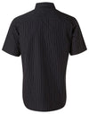 Mens Pin Stripe Short Sleeve Shirt [53-M7221]