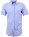 Mens Gingham Check S/S Shirt [53-M7300S]