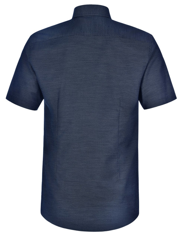 Mens Pin Dot Stretch S/S Shirt [53-M7400S]