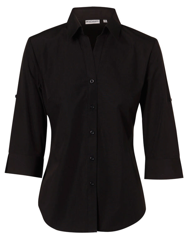 Womens Nano  Tech 3/4 Sleeve Shirt [53-M8003]