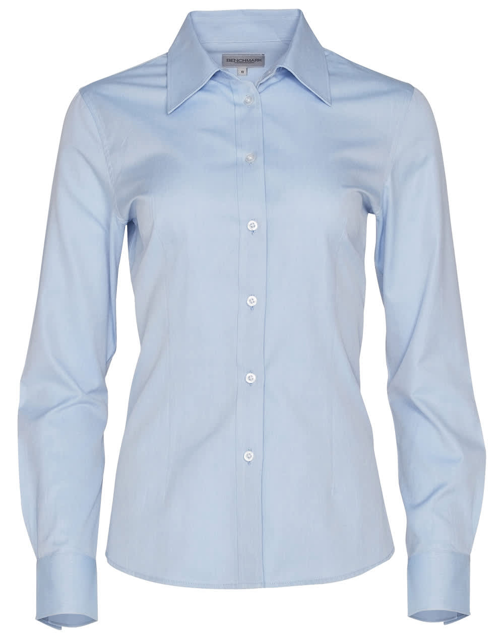 Womens Pinpoint Oxford Long Sleeve Shirt [53-M8005L]