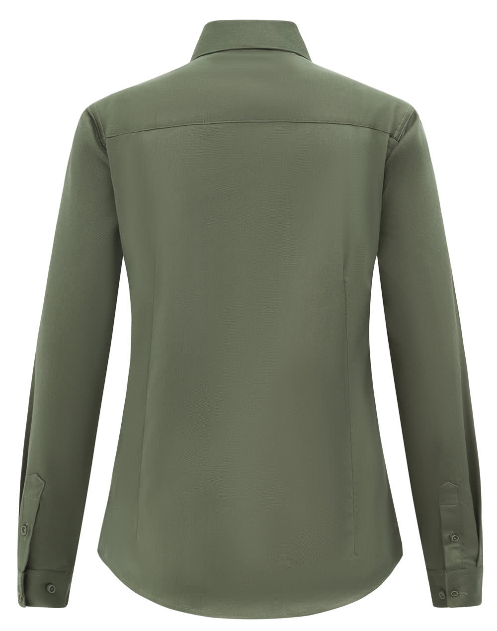 Ladies Smart Casual Cotton Blend L/S Shirt [53-M8009L]