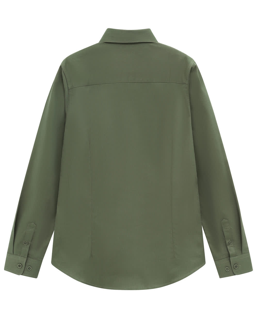 Ladies Smart Casual Cotton Blend L/S Shirt [53-M8009L]