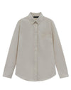 Ladies Smart Casual Cotton Blend L/S Shirt [53-M8009L]