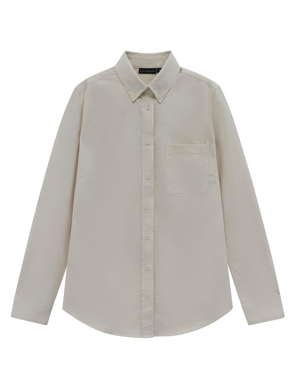 Ladies Smart Casual Cotton Blend L/S Shirt [53-M8009L]