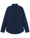 Ladies Smart Casual Cotton Blend L/S Shirt [53-M8009L]