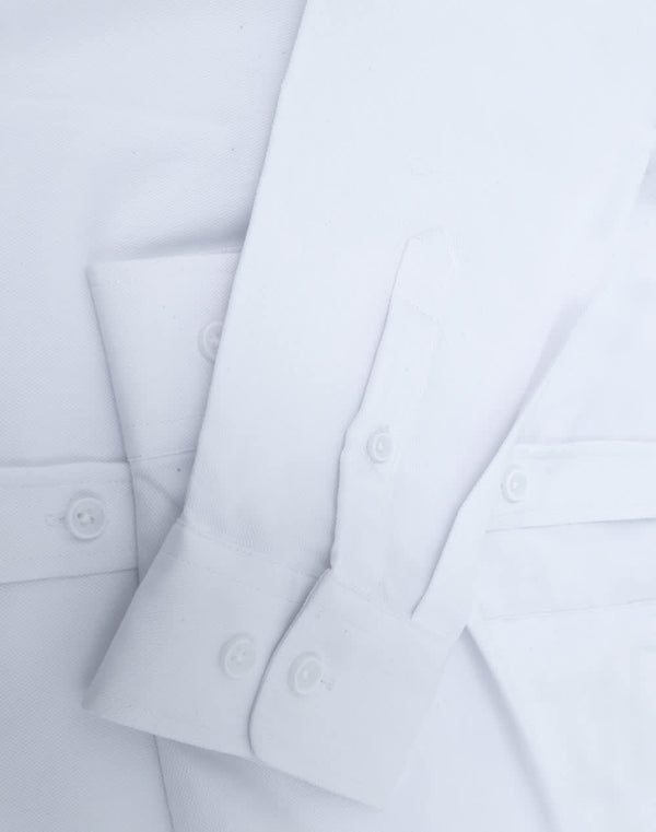 Ladies Smart Casual Cotton Blend L/S Shirt [53-M8009L]