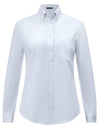 Ladies Smart Casual Cotton Blend L/S Shirt [53-M8009L]