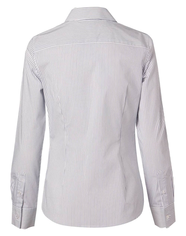 Womens Ticking Stripe L/S Shirt [53-M8200L]