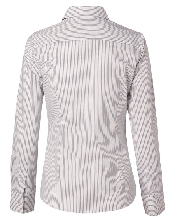 Womens Ticking Stripe L/S Shirt [53-M8200L]