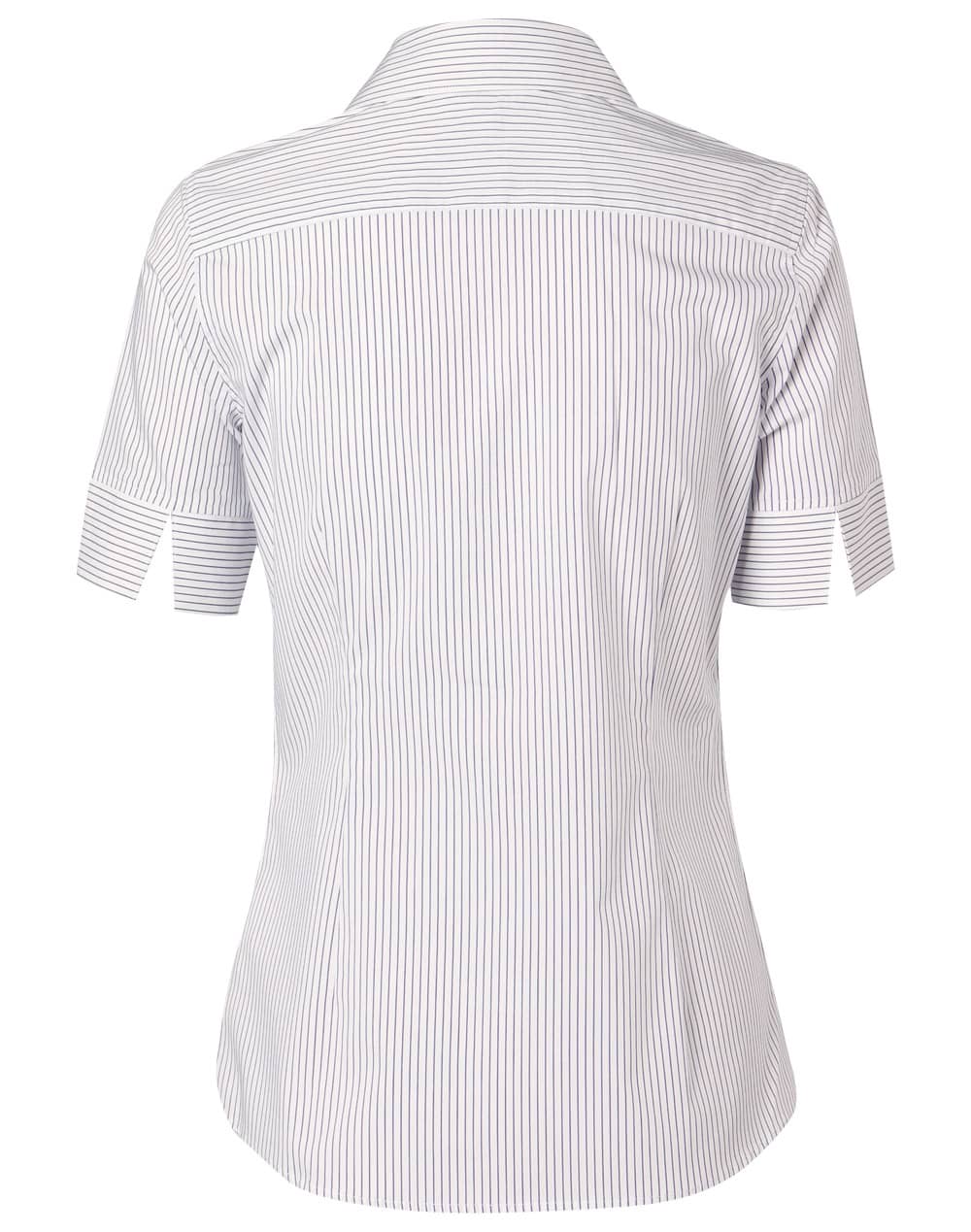 Womens Ticking Stripe S/S Shirt [53-M8200S]