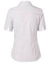 Womens Ticking Stripe S/S Shirt [53-M8200S]