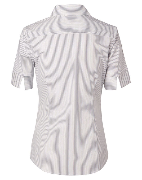 Womens Ticking Stripe S/S Shirt [53-M8200S]