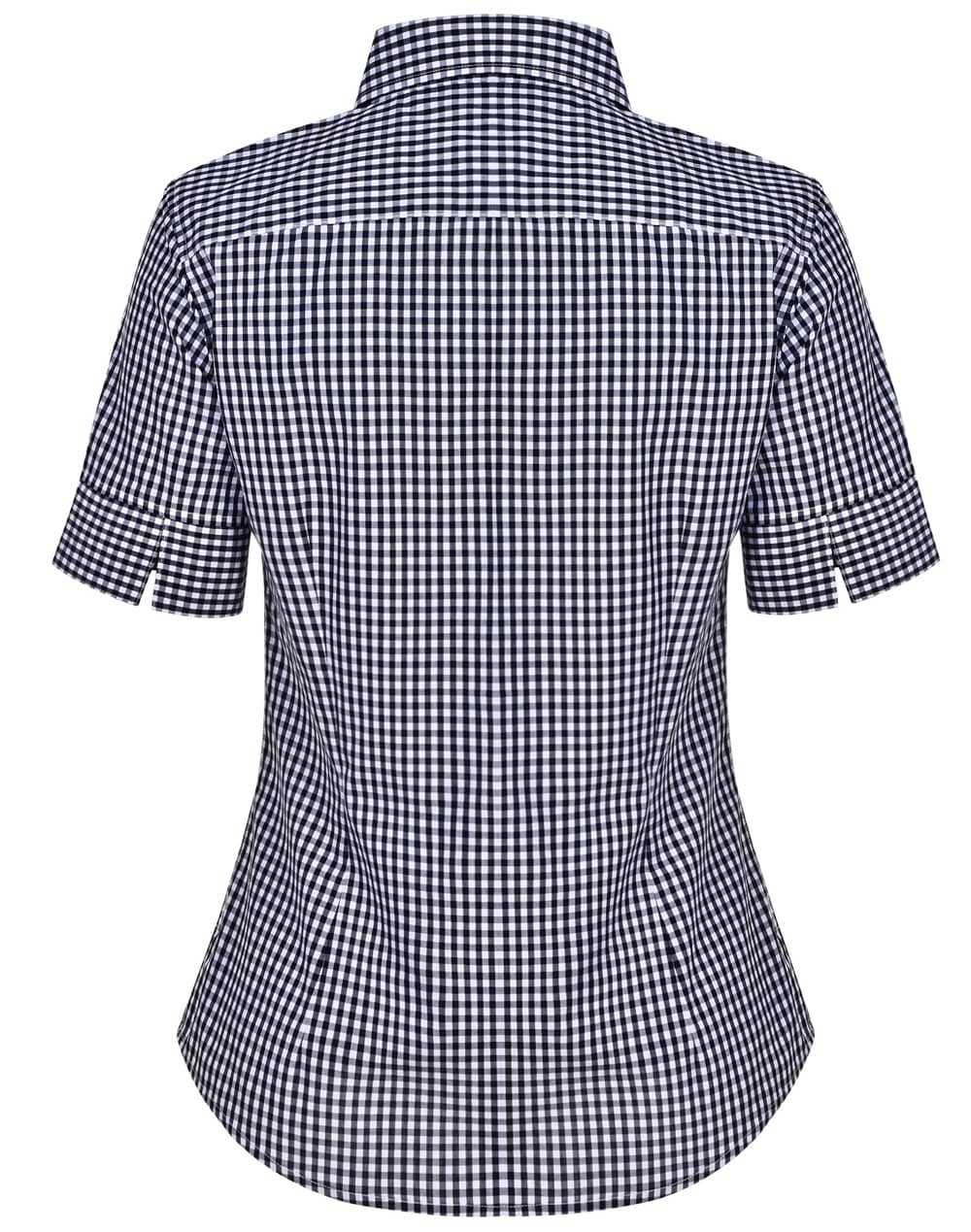 Womens Gingham Check S/S Shirt [53-M8300S]