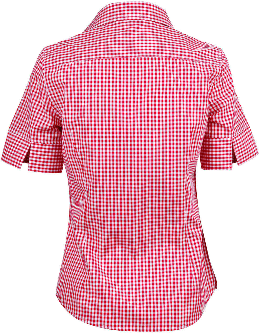Womens Gingham Check S/S Shirt [53-M8300S]