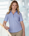 Womens Gingham Check S/S Shirt [53-M8300S]