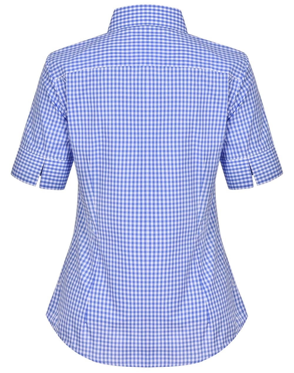 Womens Gingham Check S/S Shirt [53-M8300S]