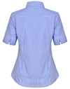 Womens Gingham Check S/S Shirt [53-M8300S]
