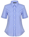 Womens Gingham Check S/S Shirt [53-M8300S]
