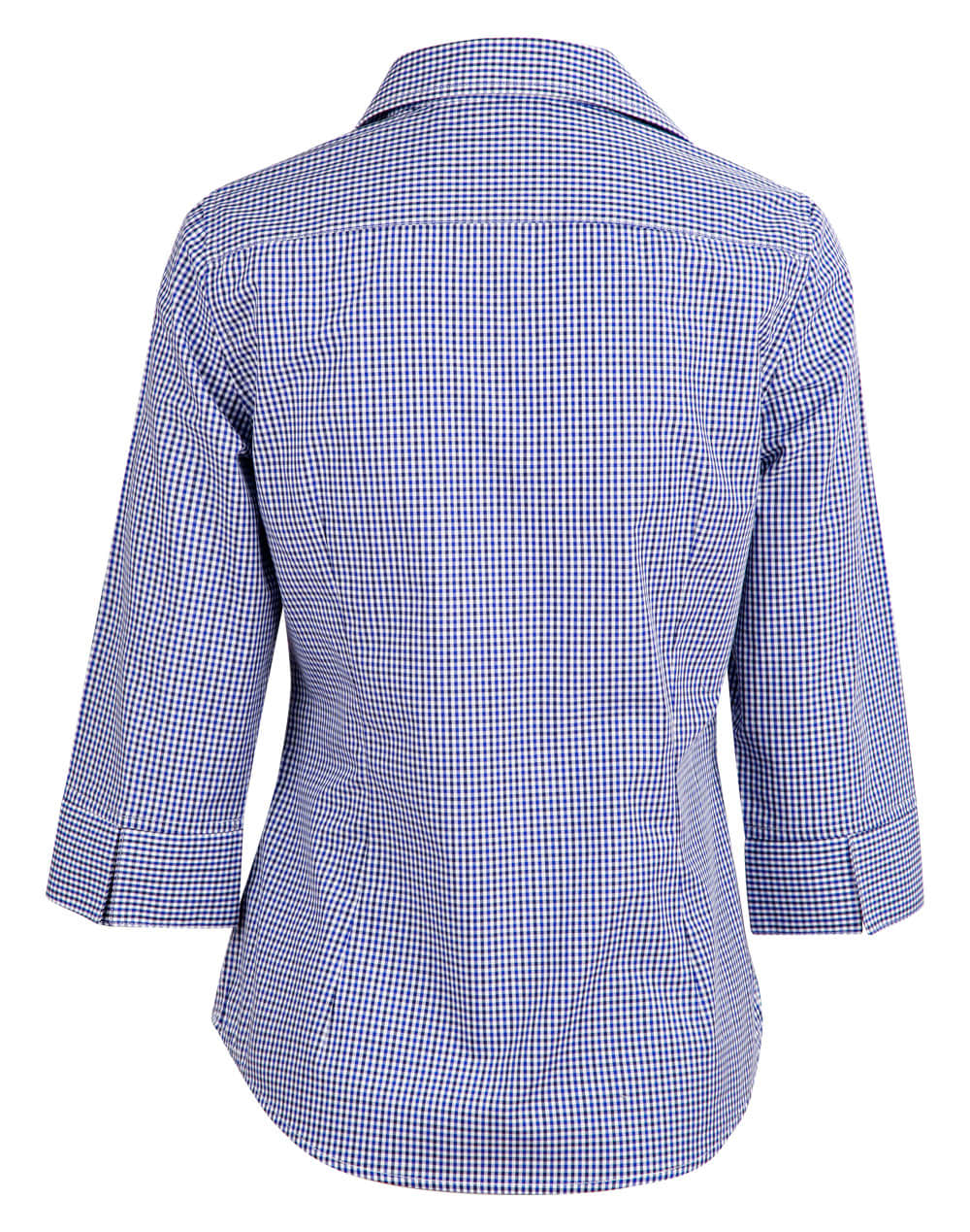 Ladies Multi Tone Check 3/4 Sleeve Shirt [53-M8320Q]