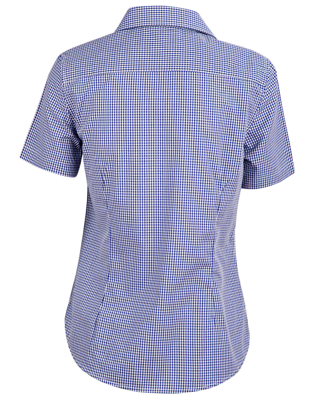 Ladies Multi Tone Check Short Sleeve Shirt [53-M8320S]