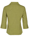 Womens Cool Dry 3/4 Sleeve Shirt [53-M8600Q]