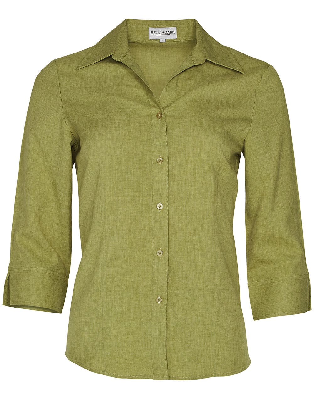 Womens Cool Dry 3/4 Sleeve Shirt [53-M8600Q]