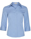 Womens Cool Dry 3/4 Sleeve Shirt [53-M8600Q]