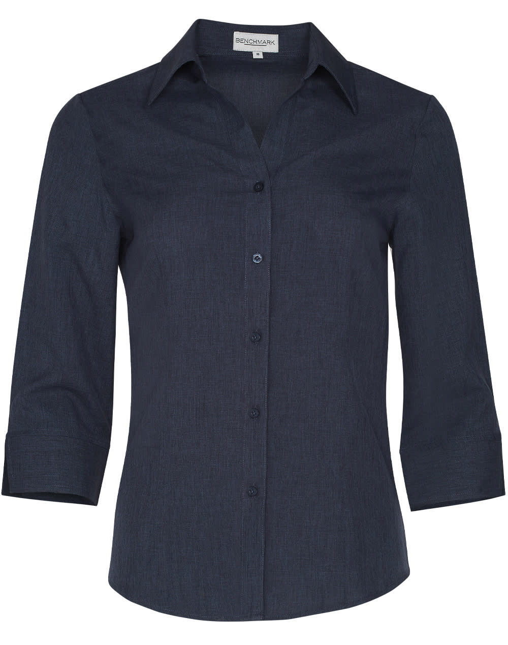 Womens Cool Dry 3/4 Sleeve Shirt [53-M8600Q]