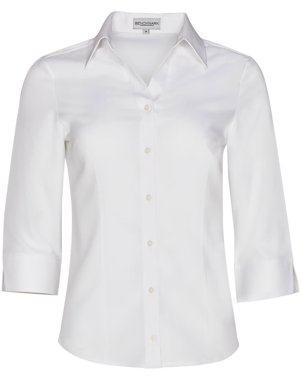 Womens Cool Dry 3/4 Sleeve Shirt [53-M8600Q]