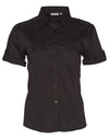 Womens Short Sleeve Military Shirt [53-M8911]