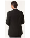 Mens Two Buttons Jacket in Wool Stretch [53-M9100]