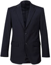 Mens Two Buttons Jacket in Wool Stretch [53-M9100]