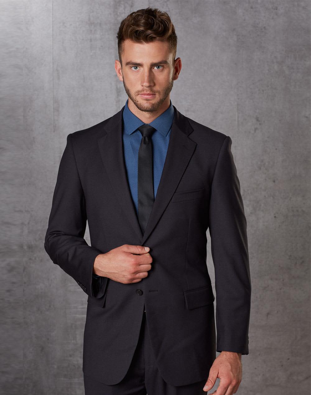 Mens Poly/Viscose Stretch Jacket [53-M9130]