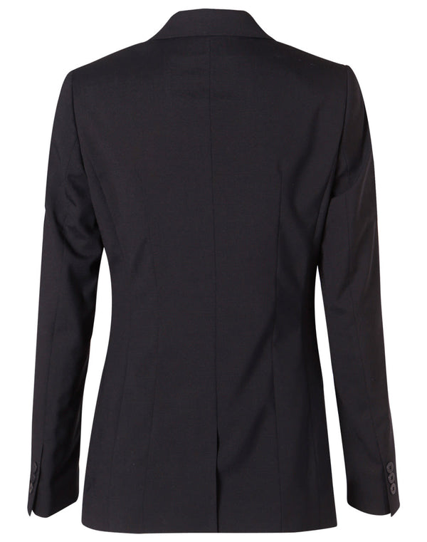 Womens Stretch Wool Blend Mid Length Jacket [53-M9200]